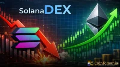Solana DEX Volumes Crash As Ethereum Gains Ground