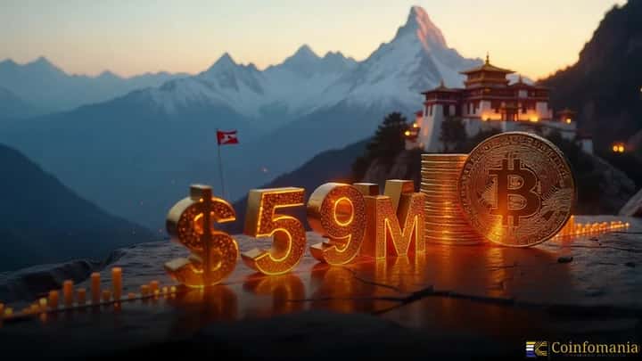 Bhutan Bitcoin Reserves Shift with $59 Million Move