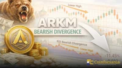 ARKM bearish divergens signaliserer mulig prisnedgang