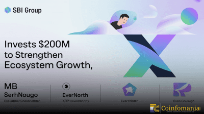 SBI Group Invests $200 Million in Evernorth to Strengthen XRP Ecosystem Growth