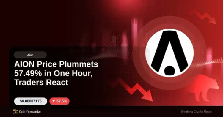 AION Price Plummets 57.49% in One Hour, Traders React