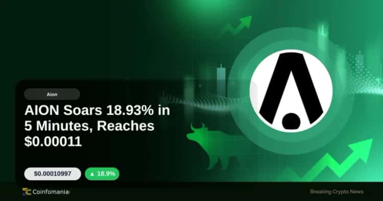 AION Soars 18.93% in 5 Minutes, Reaches $0.00011
