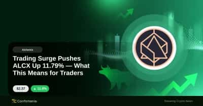 Trading Surge Pushes ALCX Up 11.79% — What This Means for Traders