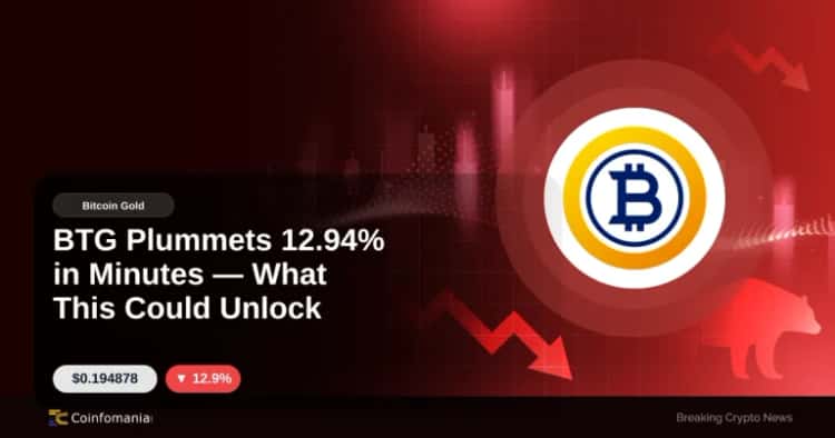 BTG Plummets 12.94% in Minutes — What This Could Unlock