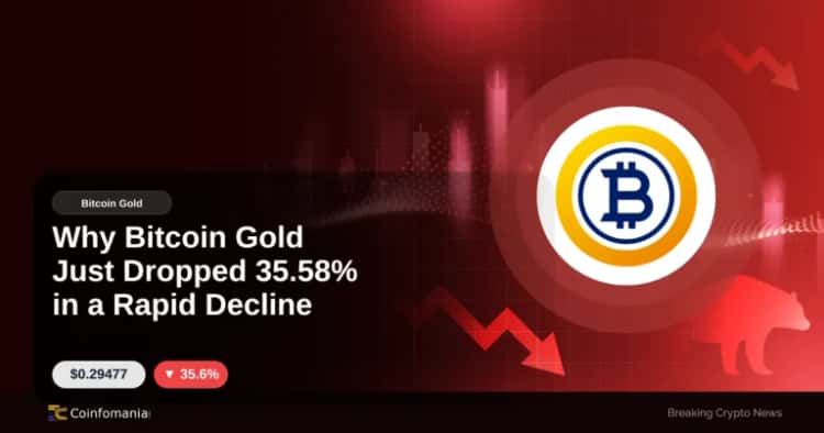 Why Bitcoin Gold Just Dropped 35.58% in a Rapid Decline