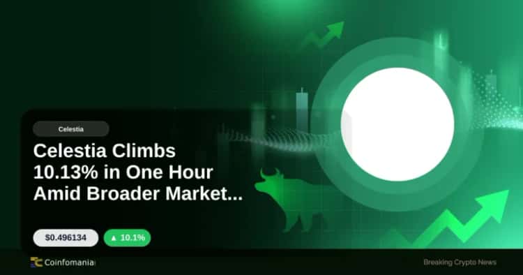 Celestia Climbs 10.13% in One Hour Amid Broader Market Moves