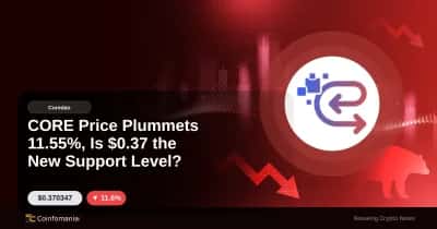 CORE Price Plummets 11.55%, Is $0.37 the New Support Level?