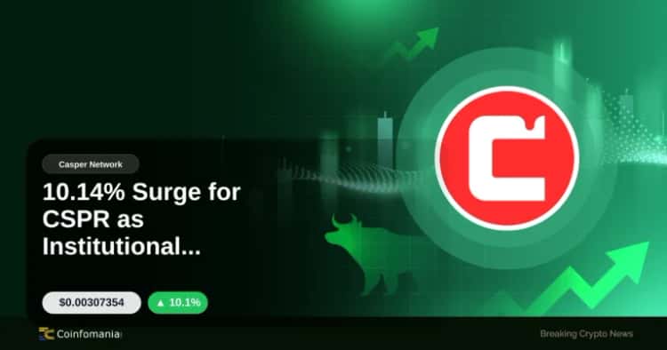 10.14% Surge for CSPR as Institutional Interest Grows