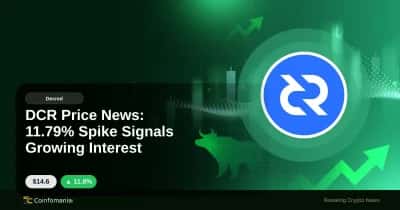 DCR Price News: 11.79% Spike Signals Growing Interest
