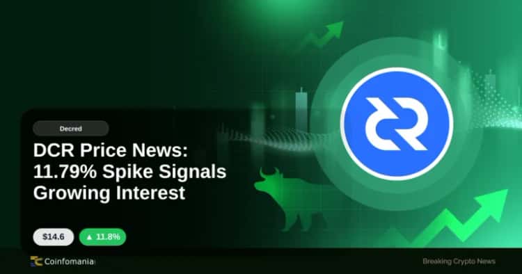DCR Price News: 11.79% Spike Signals Growing Interest