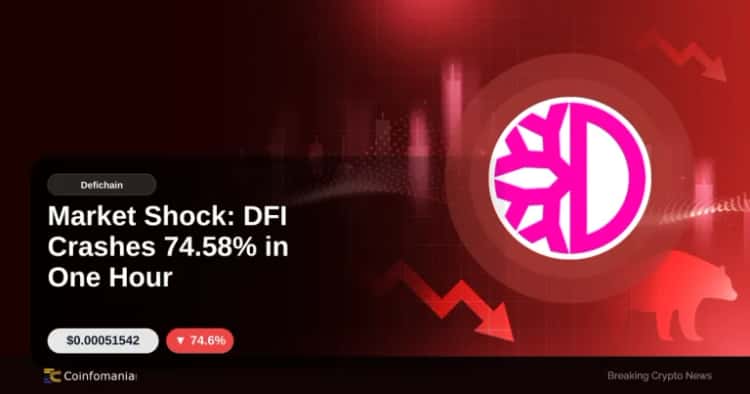 Market Shock: DFI Crashes 74.58% in One Hour