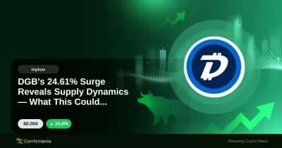 DGB's 24.61% Surge Reveals Supply Dynamics — What This Could Unlock