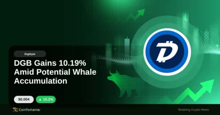 DGB Gains 10.19% Amid Potential Whale Accumulation