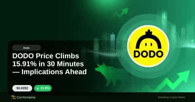 DODO Price Climbs 15.91% in 30 Minutes — Implications Ahead