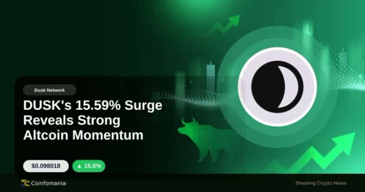 DUSK’s 15.59% Surge Reveals Strong Altcoin Momentum