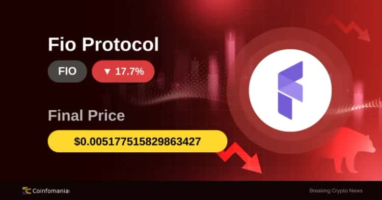 FIO faller til $0.005178 — 17.66% nedgang sjokkerer tradere