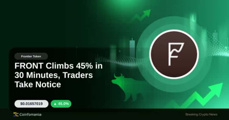 FRONT Climbs 45% in 30 Minutes, Traders Take Notice