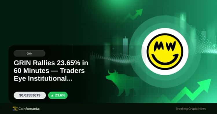 GRIN Rallies 23.65% in 60 Minutes — Traders Eye Institutional Interest