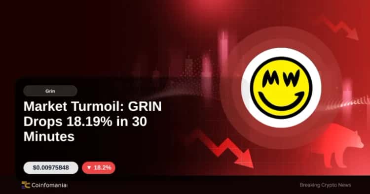 Market Turmoil: GRIN Drops 18.19% in 30 Minutes