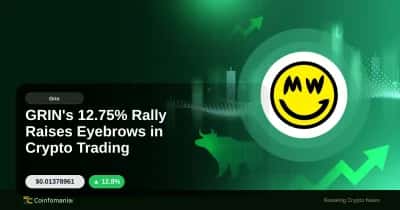 GRIN's 12.75% Rally Raises Eyebrows in Crypto Trading