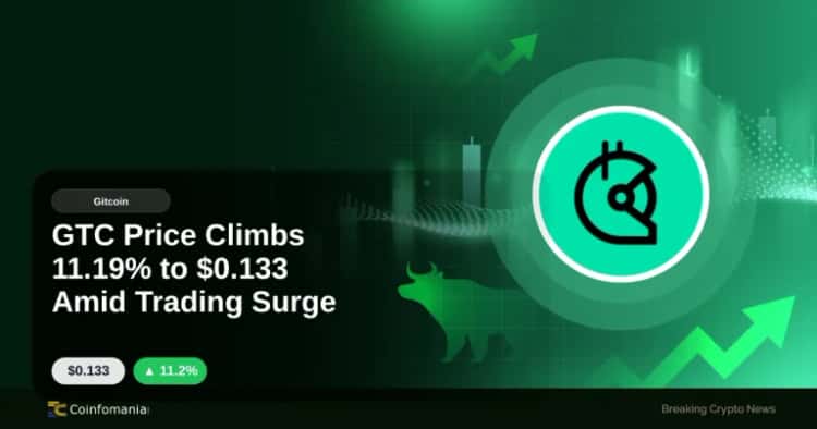 GTC Price Climbs 11.19% to $0.133 Amid Trading Surge