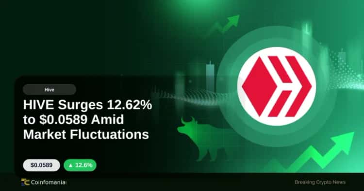 HIVE Surges 12.62% to $0.0589 Amid Market Fluctuations