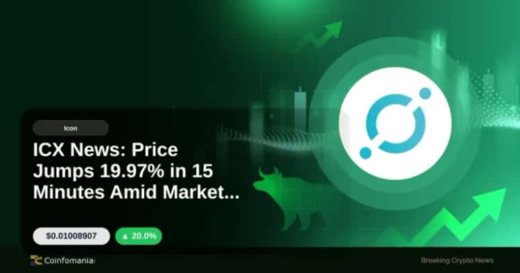 ICX News: Price Jumps 19.97% in 15 Minutes Amid Market Shift