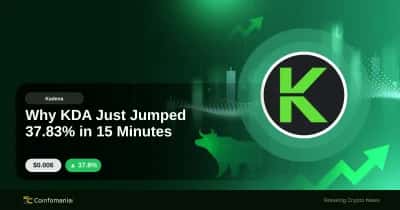 Why KDA Just Jumped 37.83% in 15 Minutes