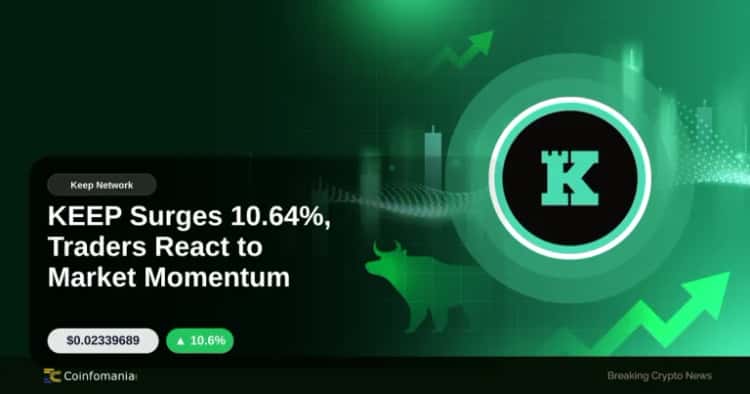 KEEP Surges 10.64%, Traders React to Market Momentum