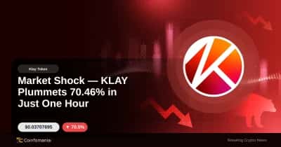 Market Shock — KLAY Plummets 70.46% in Just One Hour