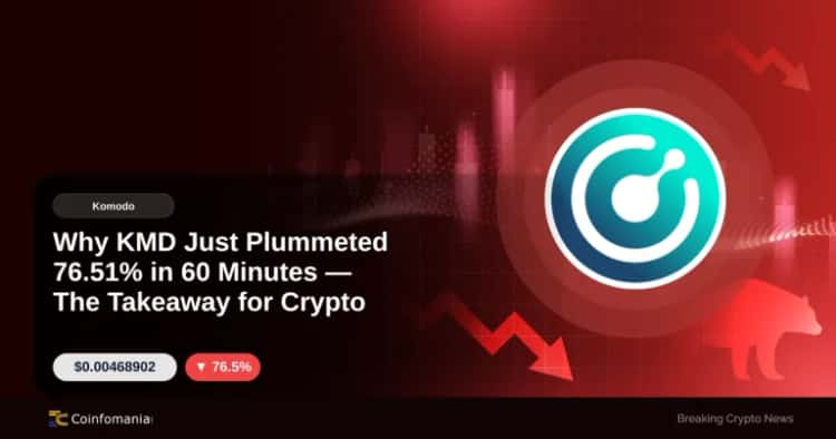 Why KMD Just Plummeted 76.51% in 60 Minutes — The Takeaway for Crypto