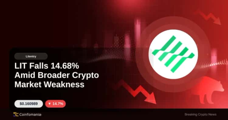 LIT Falls 14.68% Amid Broader Crypto Market Weakness