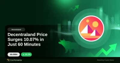 Decentraland Price Surges 10.07% in Just 60 Minutes