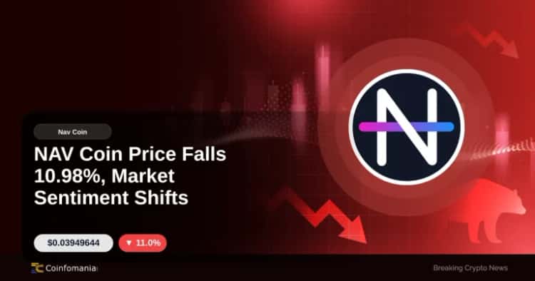 NAV Coin Price Falls 10.98%, Market Sentiment Shifts