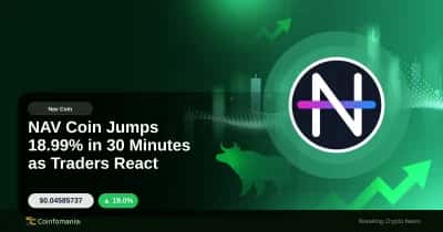 NAV Coin Jumps 18.99% in 30 Minutes as Traders React