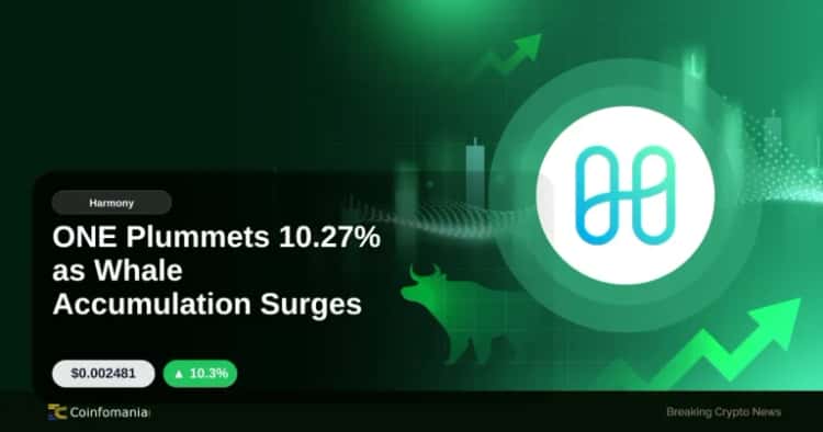ONE Plummets 10.27% as Whale Accumulation Surges