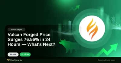 Vulcan Forged Price Surges 76.56% in 24 Hours — What's Next?