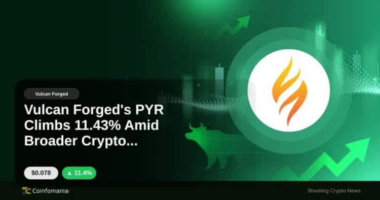 El precio de PYR de Vulcan Forged sube un 11,43% hoy