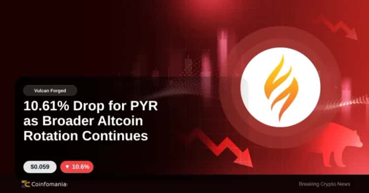 10.61% Drop for PYR as Broader Altcoin Rotation Continues
