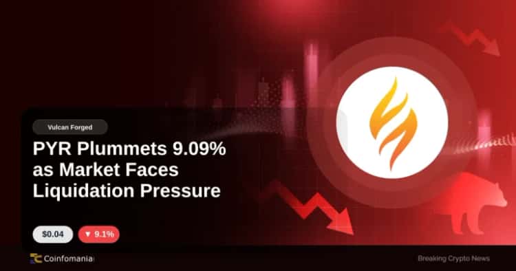 PYR Plummets 9.09% as Market Faces Liquidation Pressure