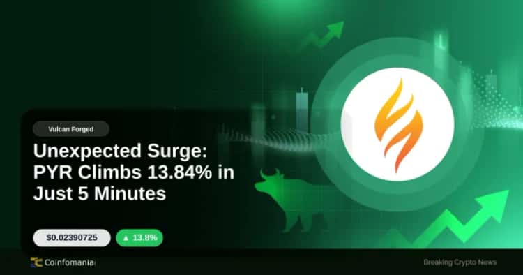 Unexpected Surge: PYR Climbs 13.84% in Just 5 Minutes