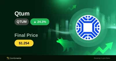 Whales Make Waves — QTUM Surges 24% in Just 30 Minutes