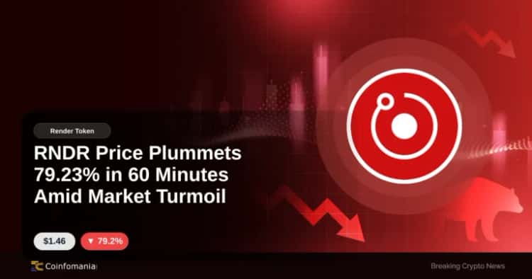 RNDR Price Plummets 79.23% in 60 Minutes Amid Market Turmoil