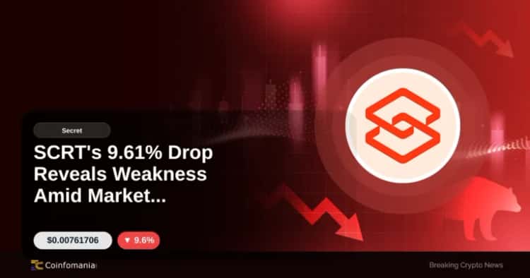 SCRT’s 9.61% Drop Reveals Weakness Amid Market Uncertainty