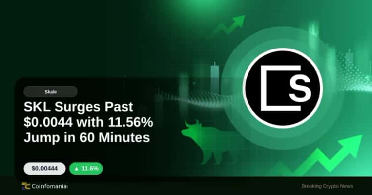 SKL Surges Past $0.0044 with 11.56% Jump in 60 Minutes