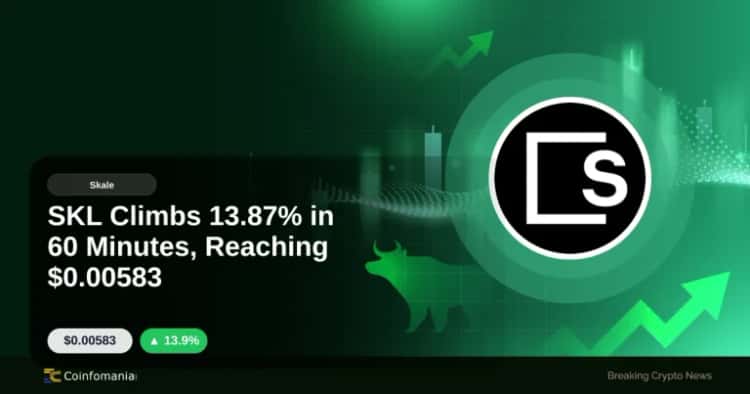 SKL Climbs 13.87% in 60 Minutes, Reaching $0.00583