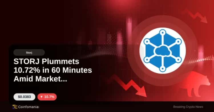 STORJ Plummets 10.72% in 60 Minutes Amid Market Volatility