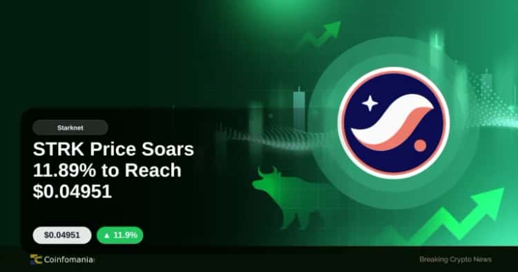 STRK Price Soars 11.89% to Reach $0.04951