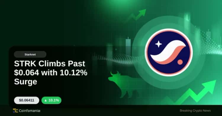 STRK Climbs Past $0.064 with 10.12% Surge