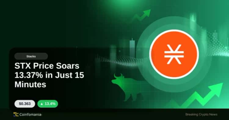 STX Price Soars 13.37% in Just 15 Minutes